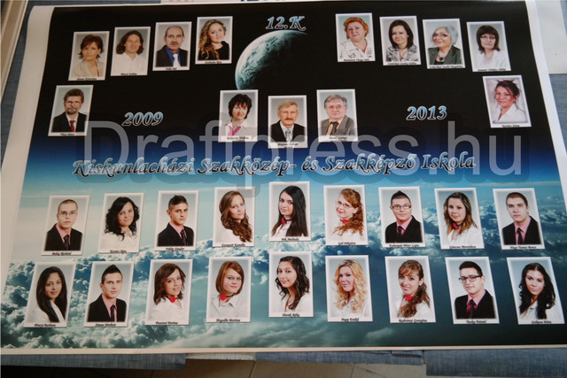 iskolai tabló készítés, vászonkép, plakátnyomtatás