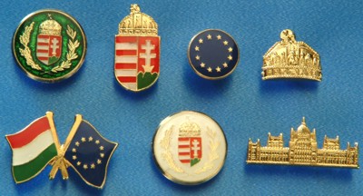 vert, tűzzománc, festett, plasztikus kitűzők